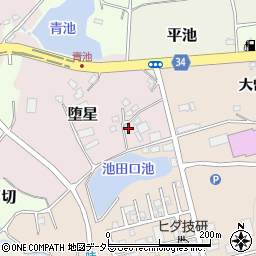愛知県常滑市堕星19周辺の地図