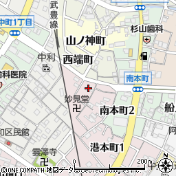 愛知県半田市妙見町30周辺の地図