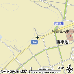 愛知県岡崎市桑谷町谷崎周辺の地図
