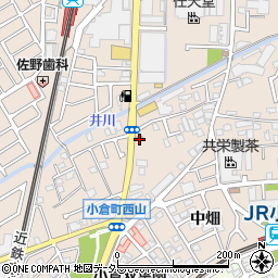 京都府宇治市小倉町西山57周辺の地図