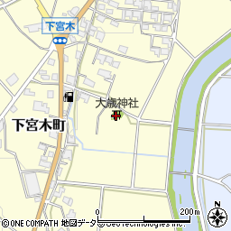 兵庫県加西市下宮木町270周辺の地図