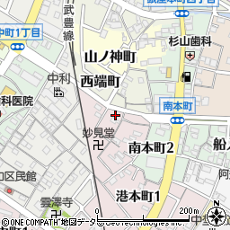 愛知県半田市妙見町15周辺の地図