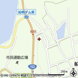 静岡県浜松市天竜区船明252周辺の地図