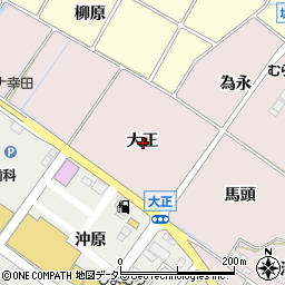 愛知県額田郡幸田町高力大正周辺の地図