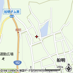 静岡県浜松市天竜区船明261周辺の地図