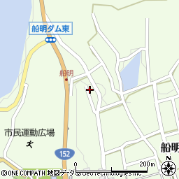 静岡県浜松市天竜区船明257周辺の地図