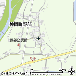 兵庫県たつの市神岡町野部184周辺の地図