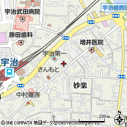 京都銀行宇治支店周辺の地図