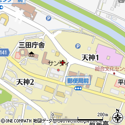 ファミリーマート三田天神店周辺の地図