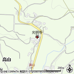 大阪府豊能郡豊能町高山419周辺の地図