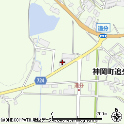 兵庫県たつの市神岡町野部423-1周辺の地図