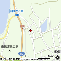 静岡県浜松市天竜区船明258周辺の地図