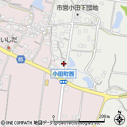 兵庫県小野市小田町937周辺の地図