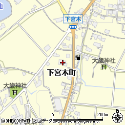 兵庫県加西市下宮木町478周辺の地図