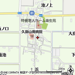 京都府久世郡久御山町坊之池坊村中25周辺の地図