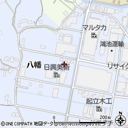 原木商工周辺の地図