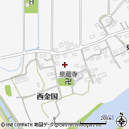 愛知県新城市石田西金国周辺の地図