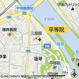 京都府宇治市宇治蓮華24周辺の地図