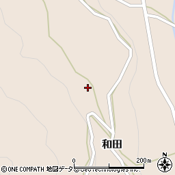 岡山県加賀郡吉備中央町和田464周辺の地図