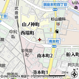 〒475-0884 愛知県半田市西端町の地図