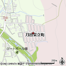 兵庫県姫路市刀出栄立町周辺の地図