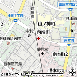 愛知県半田市妙見町3周辺の地図