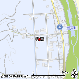 静岡県藤枝市寺島周辺の地図