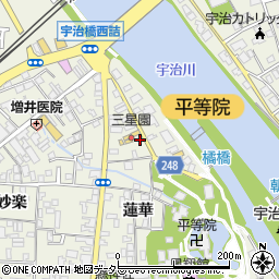 京都府宇治市宇治蓮華25周辺の地図