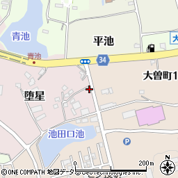 愛知県常滑市堕星8-4周辺の地図