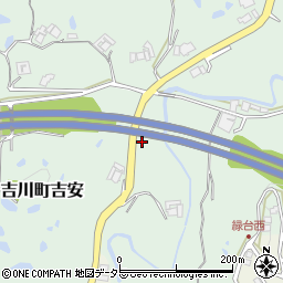 兵庫県三木市吉川町吉安299周辺の地図