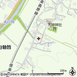 滋賀県甲賀市信楽町勅旨521周辺の地図