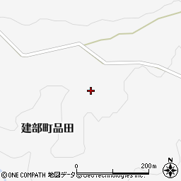 岡山県岡山市北区建部町品田1948周辺の地図