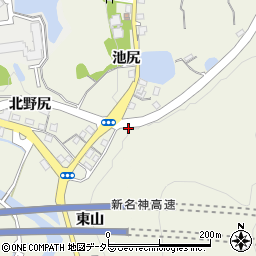 兵庫県川辺郡猪名川町上野愛宕山周辺の地図