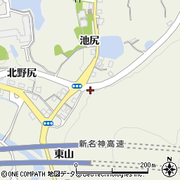 兵庫県猪名川町（川辺郡）上野（愛宕山）周辺の地図