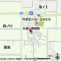 医療法人 八仁会 久御山南病院訪問リハビリテーション周辺の地図