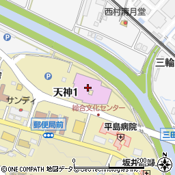 三田市総合文化センター郷の音ホール　大ホール周辺の地図