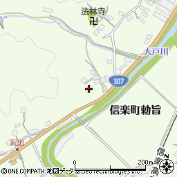 滋賀県甲賀市信楽町勅旨1855周辺の地図