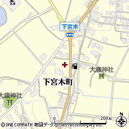 兵庫県加西市下宮木町460周辺の地図