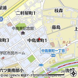 〒444-0223 愛知県岡崎市中島東町の地図