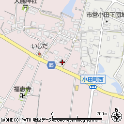 兵庫県小野市福住町383-1周辺の地図