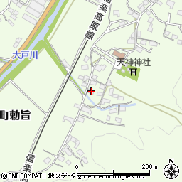 滋賀県甲賀市信楽町勅旨523周辺の地図