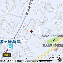 城ヶ崎pinパーキング周辺の地図