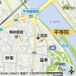 京都府宇治市宇治蓮華47周辺の地図