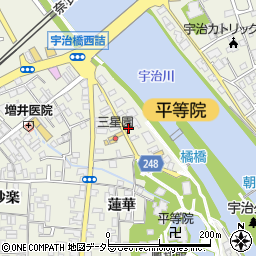 京都府宇治市宇治蓮華12周辺の地図