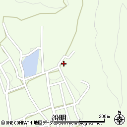 静岡県浜松市天竜区船明573周辺の地図