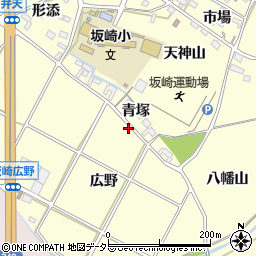 愛知県額田郡幸田町坂崎天神前13周辺の地図