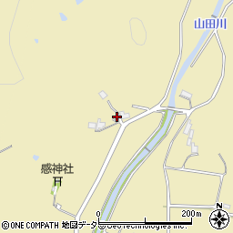兵庫県三田市山田179周辺の地図