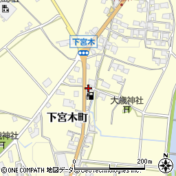 兵庫県加西市下宮木町456周辺の地図