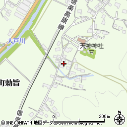 滋賀県甲賀市信楽町勅旨517周辺の地図