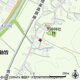 滋賀県甲賀市信楽町勅旨520周辺の地図